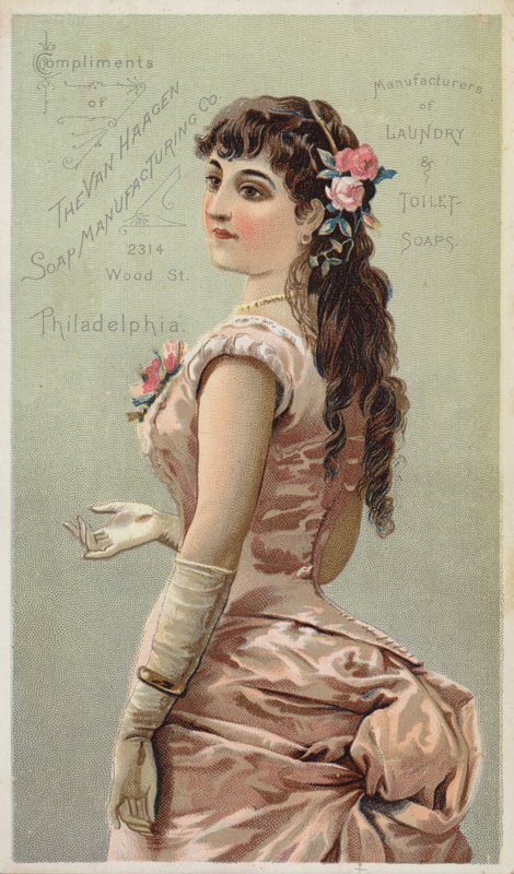 Schöne Frau von American School