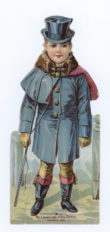 Junge mit Pferdepeitsche von American School