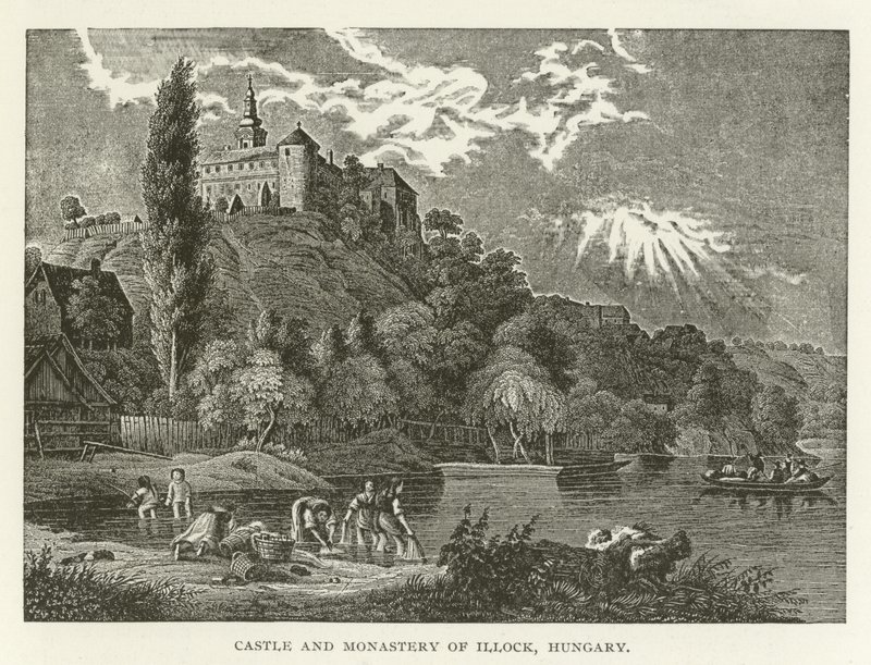 Burg und Kloster von Illock, Ungarn von American School