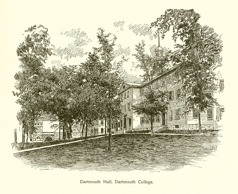 Dartmouth Hall, Dartmouth College von American School