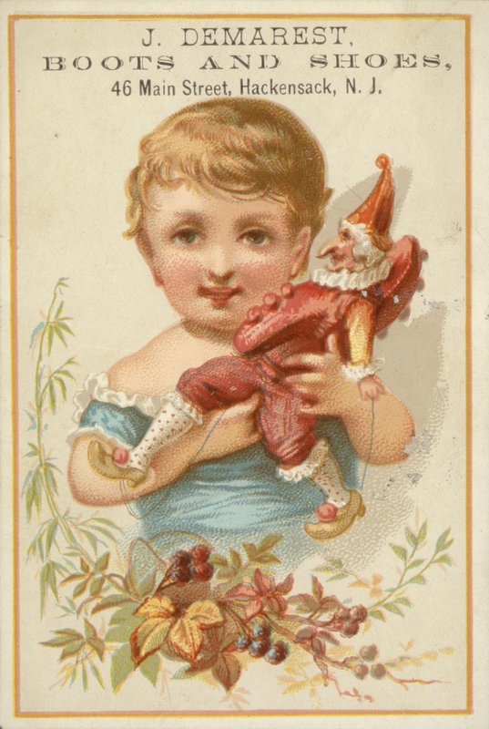 Mädchen hält Mr. Punch von American School