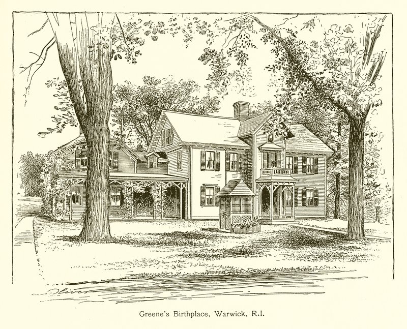 Greenes Geburtsort, Warwick, R.I von American School