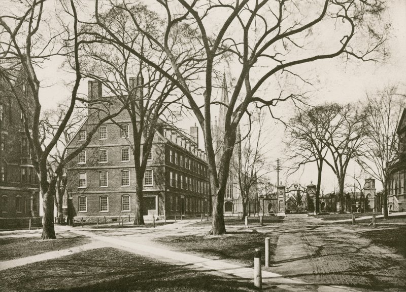 Massachusetts Hall, Harvard University, Cambridge von American School