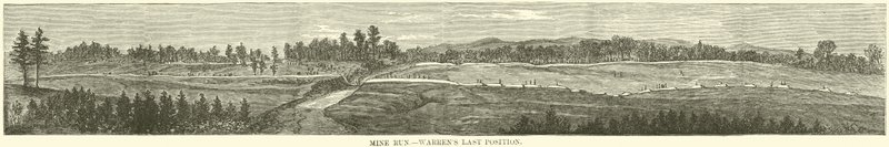 Mine Run, Warrens letzte Position, November 1863 von American School