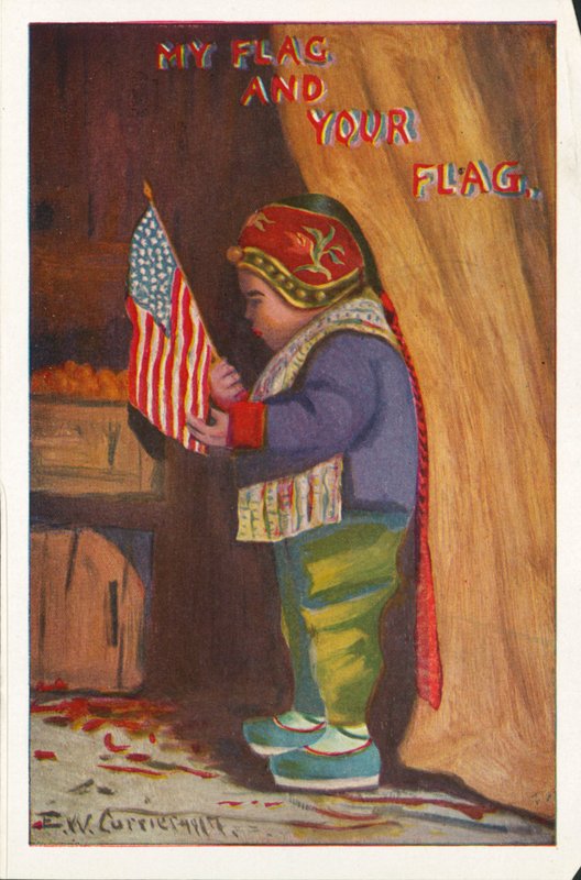Meine Flagge und deine Flagge von American School