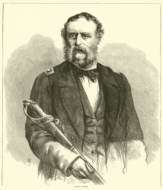 Samuel F Dupont, Januar 1863 von American School