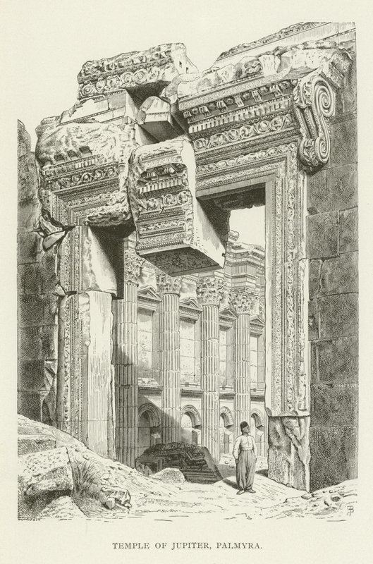 Tempel des Jupiter, Palmyra von American School