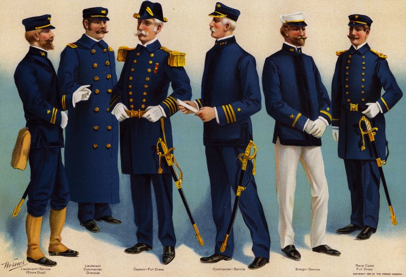 US Navy, Uniformen von American School