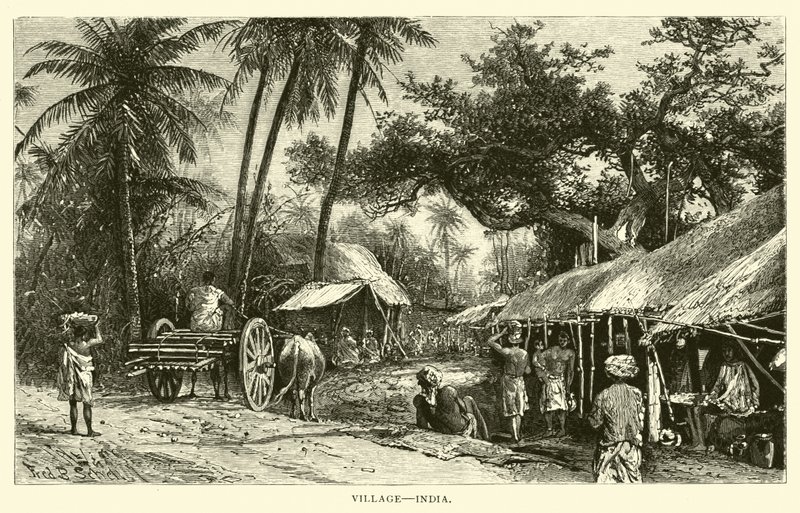 Dorf, Indien von American School