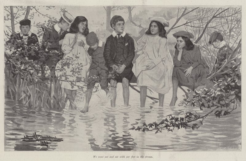Die wohlwollende Bar, von E. Nesbit von Arthur Herbert Buckland