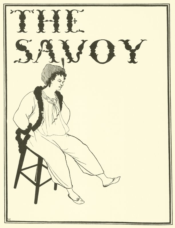 Cover-Design, The Savoy von Aubrey Beardsley