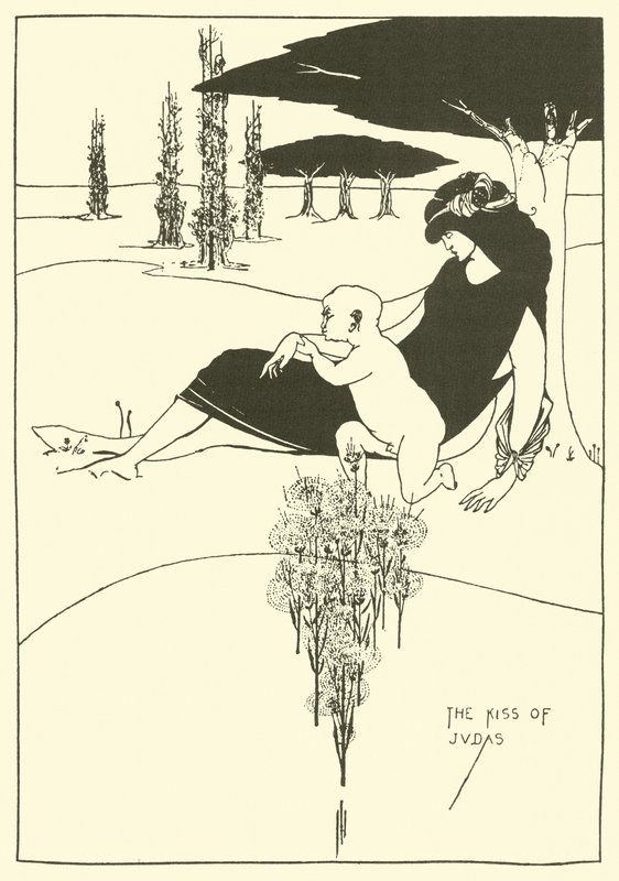 Der Kuss des Judas von Aubrey Beardsley