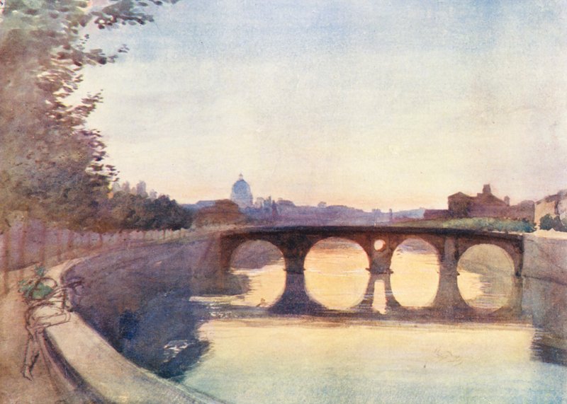 Rom: Ponte Sisto von Aubrey Waterfield