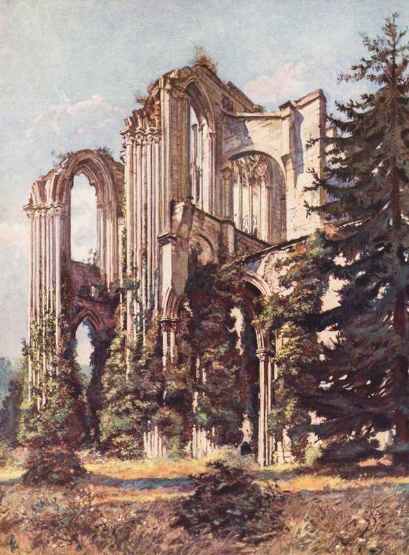 Frankreich: Die Abtei von Saint-Wandrille von Auguste Gerardin