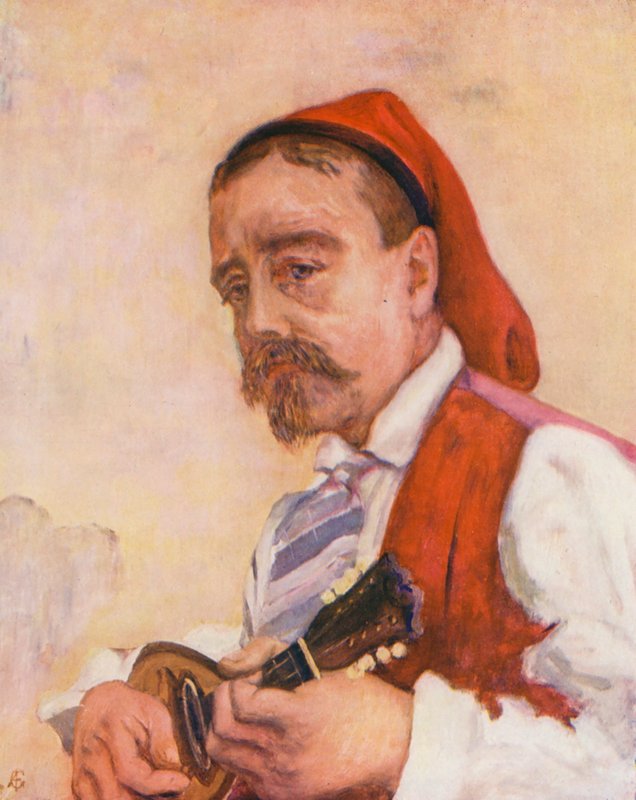 Sängerin in der Tarantella von Augustine Fitzgerald