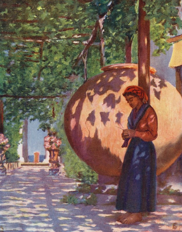 Villa Maresca, nahe Casamicciola, Ischia von Augustine Fitzgerald