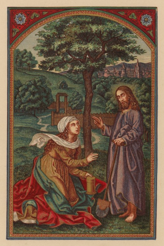 Jesus spricht zu ihr, Maria! von Austrian School