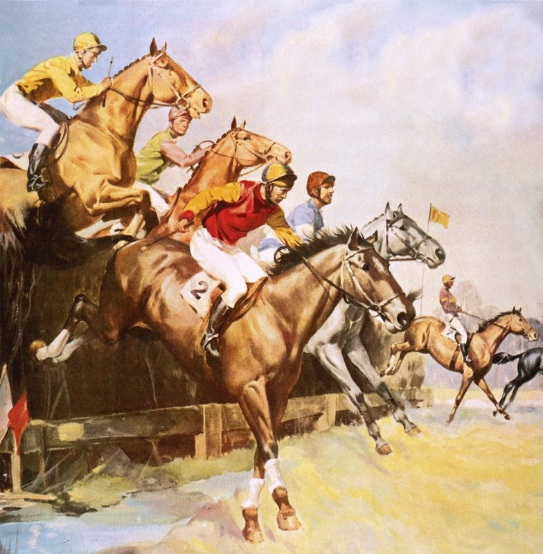 Das Grand National von Barrie Linklater