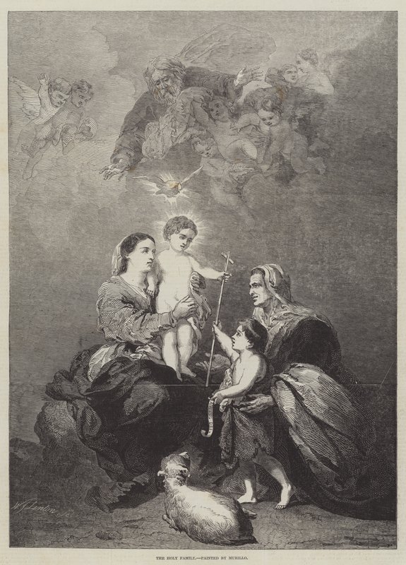 Die Heilige Familie von Bartolomé Esteban Murillo