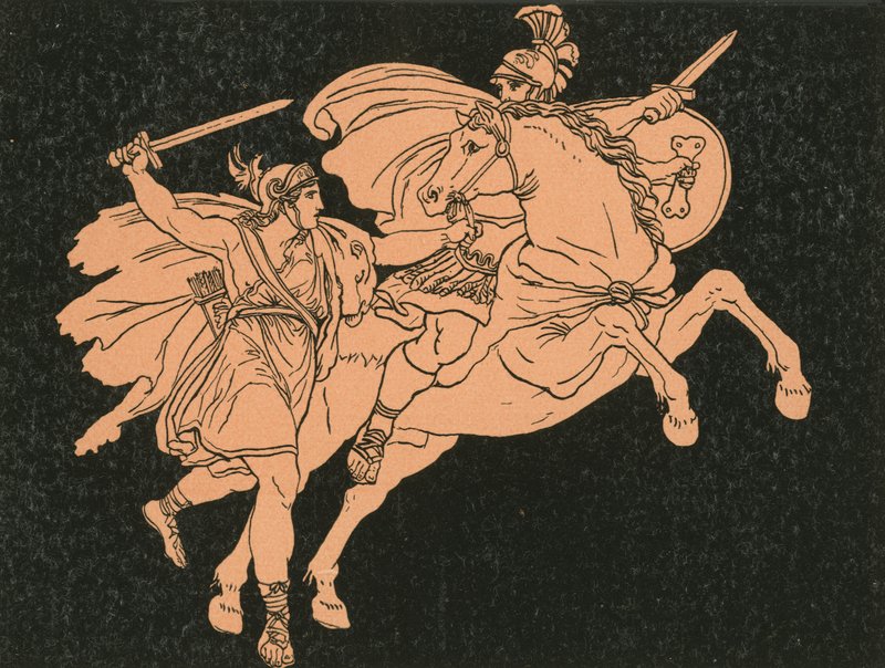 Camilla und der Sohn von Aunus von Bartolomeo Pinelli