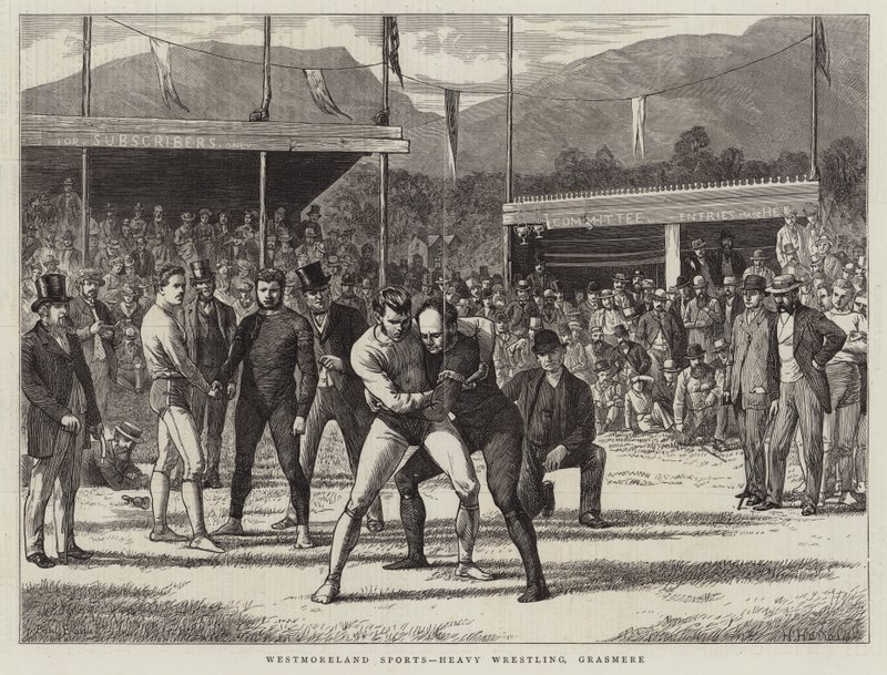 Westmoreland-Sportarten, Schweres Ringen, Grasmere von Basil Bradley