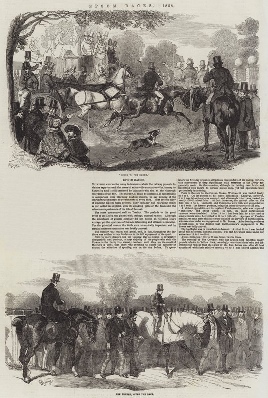 Epsom-Rennen, 1856 von Benjamin Herring