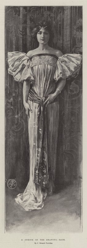 Eine Sphinx des Salons von Bernard Partridge