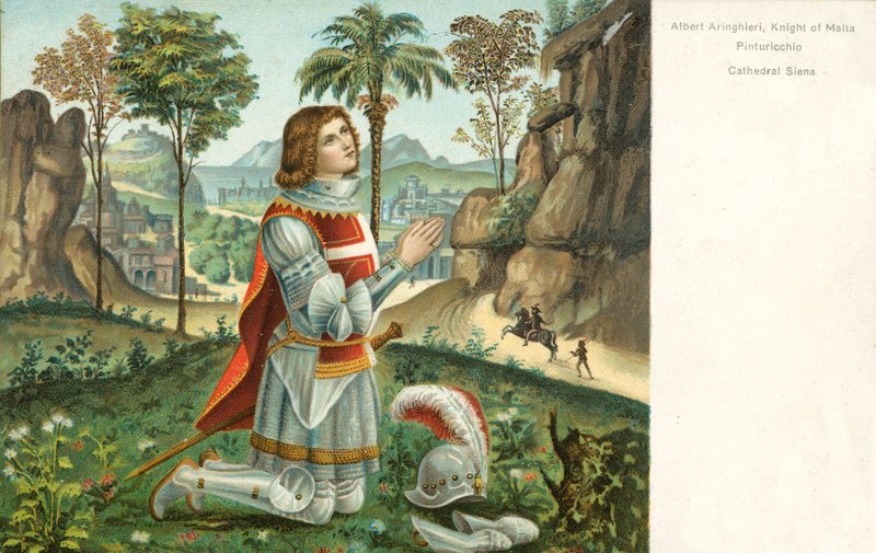 Albert Anringhieri, Ritter von Malta, Pinturicchio von Bernardino di Betto Pinturicchio