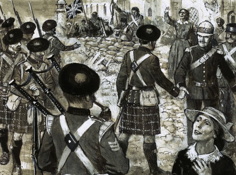 Unidentifiziertes Highlander-Regiment von C.L. Doughty