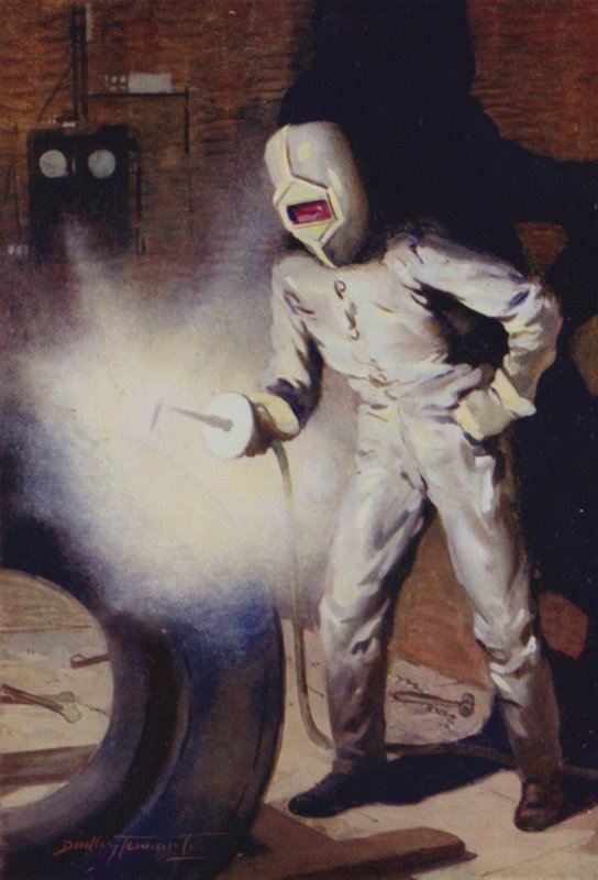Lichtbogenschweißen von C. Dudley (after) Tennant
