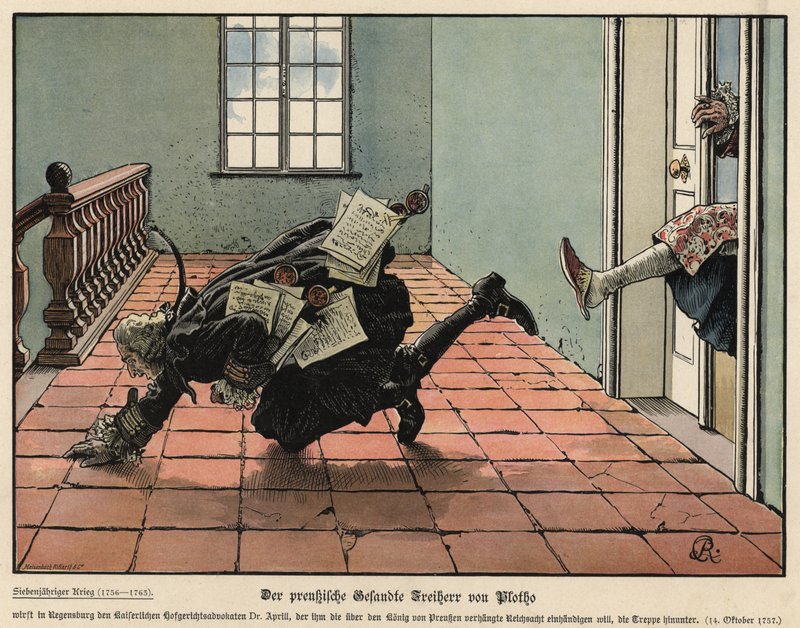 Der preußische Gesandte Freiherr von Plotho von Carl Röchling