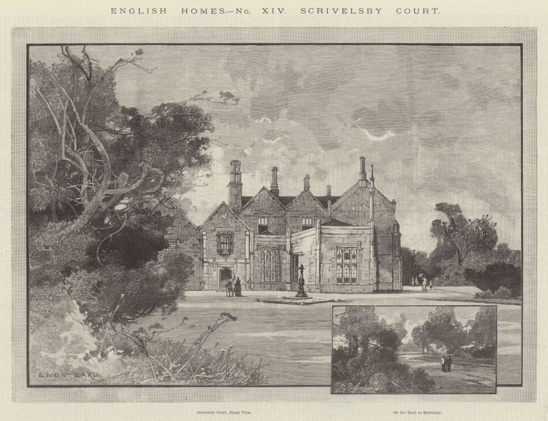 Scrivelsby Court von Charles Auguste Loye