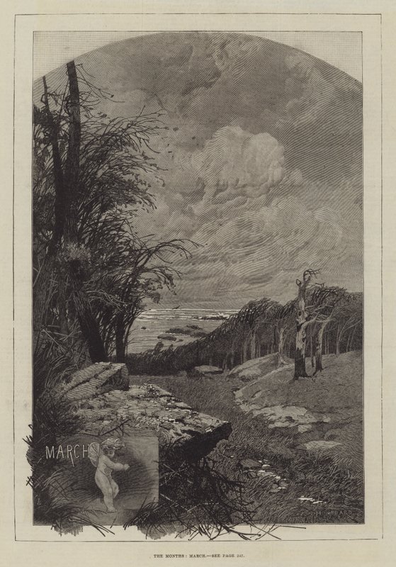 Die Monate, März von Charles Auguste Loye