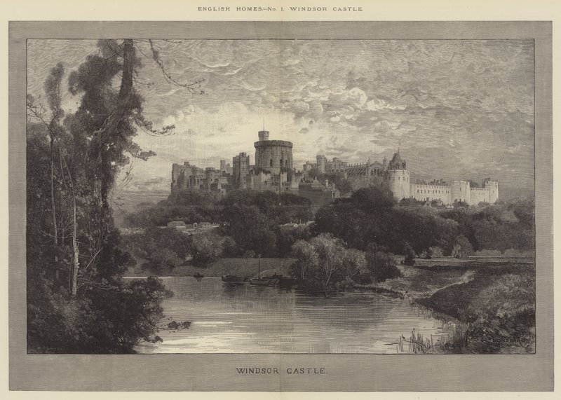 Schloss Windsor von Charles Auguste Loye