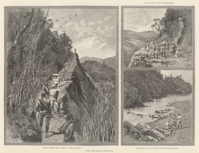 Mit der Lushai-Expedition von Charles Auguste Loye