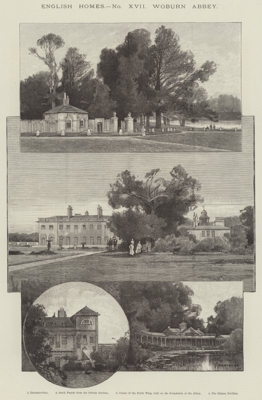 Woburn Abbey von Charles Auguste Loye