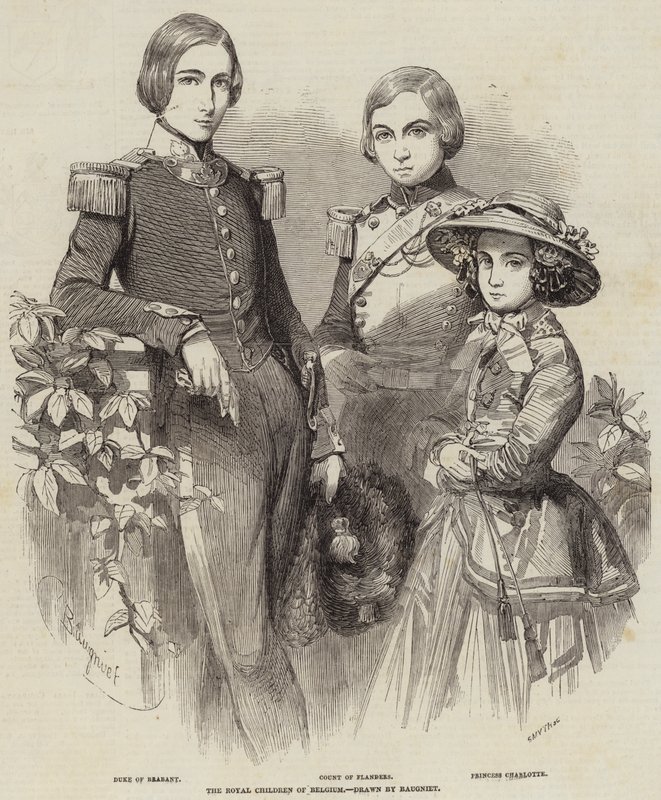 Die königlichen Kinder von Belgien von Charles Baugniet