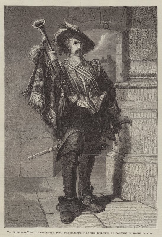 Ein Trompeter von Charles Cattermole