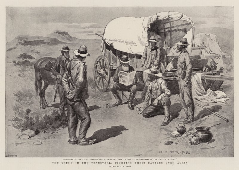 Die Krise im Transvaal, ihre Schlachten erneut kämpfend von Charles Edwin Fripp