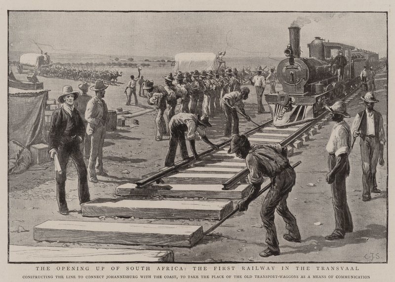 Die Erschließung Südafrikas, die erste Eisenbahn im Transvaal von Charles J. Staniland