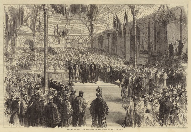 Eröffnung der Ausstellung in Leeds durch den Prinzen von Wales von Sir John Charles Robinson