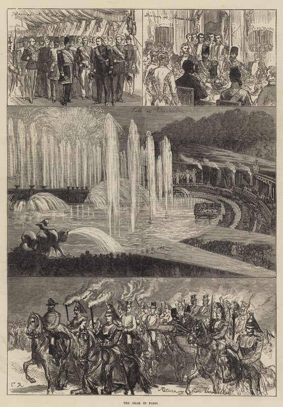 Der Schah in Paris von Sir John Charles Robinson