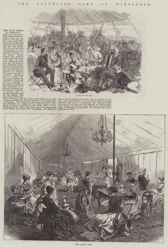 Das Freiwilligenlager in Wimbledon von Sir John Charles Robinson