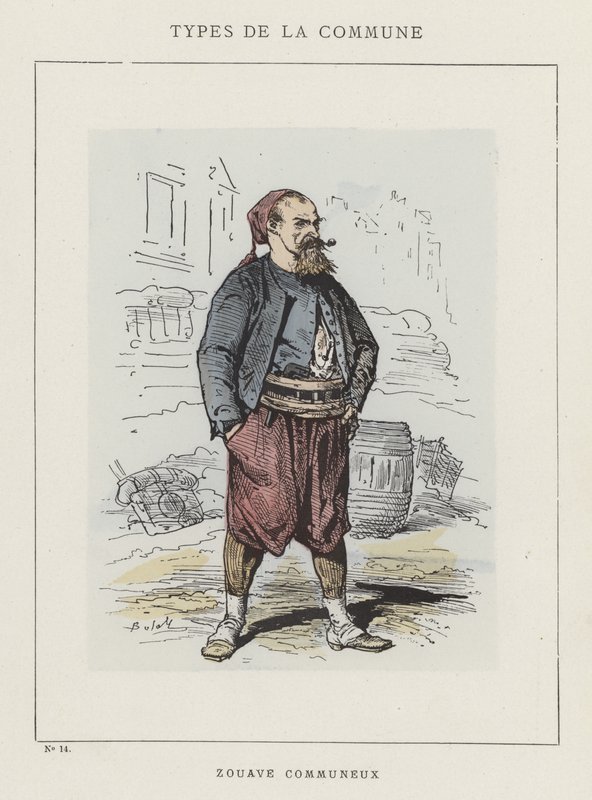 Zouave Communeux von Charles Albert d Arnoux Bertall