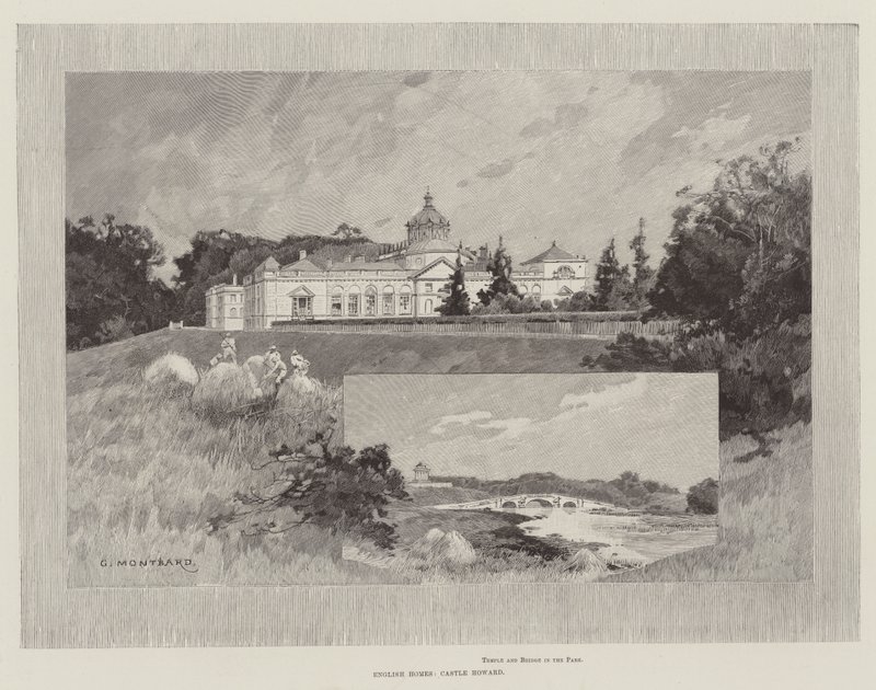 Schloss Howard von Charles Auguste Loye