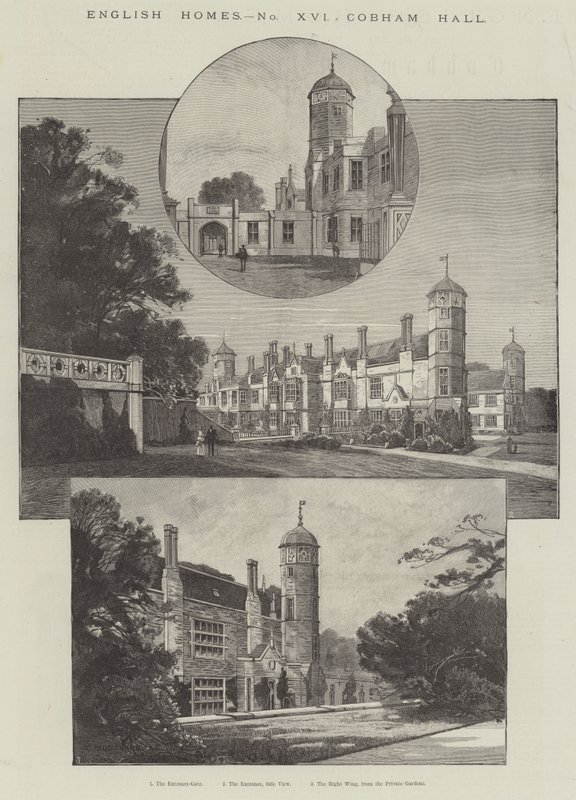 Cobham Hall von Charles Auguste Loye