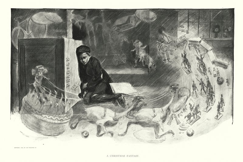 Eine Weihnachtsfantasie von Charles Dana Gibson