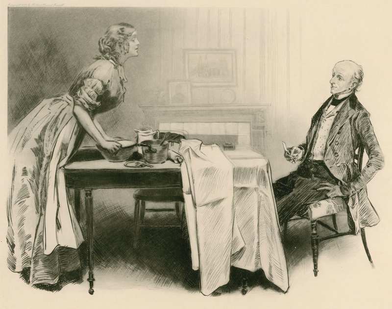 Dick Swiveller und die Markgräfin von Charles Dana Gibson
