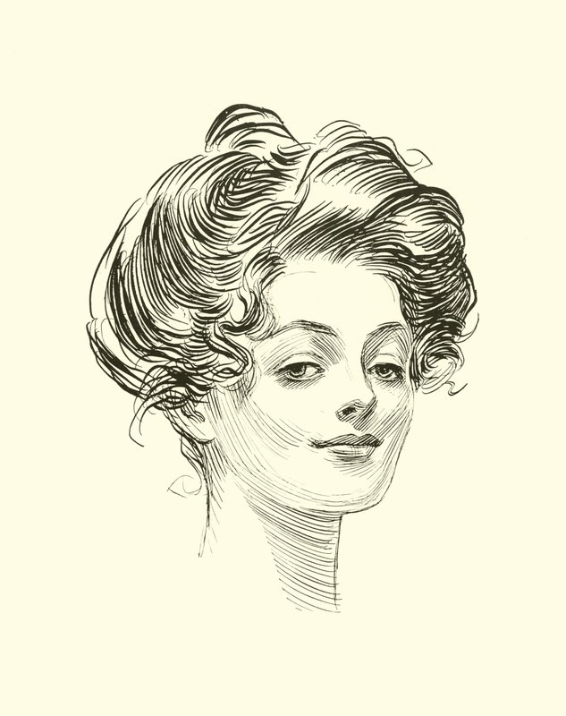 Illustration für Die Gesellschaftsleiter von Charles Dana Gibson