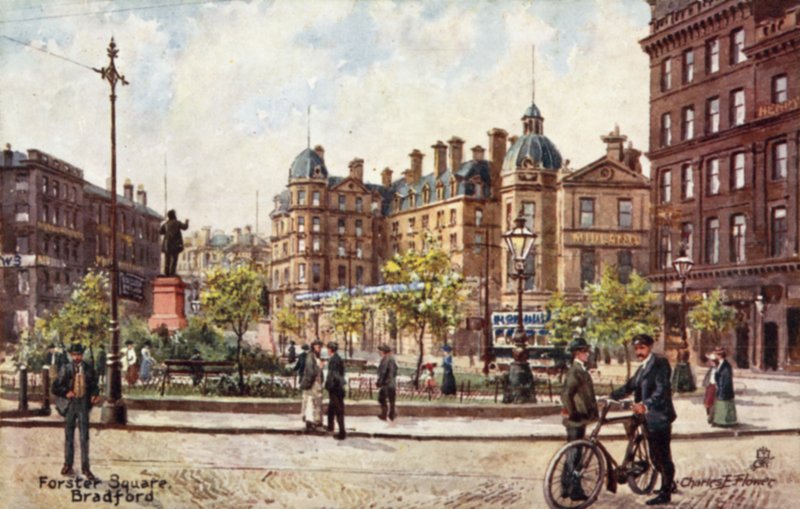 Forster Square, Bradford von Charles Edwin Flower